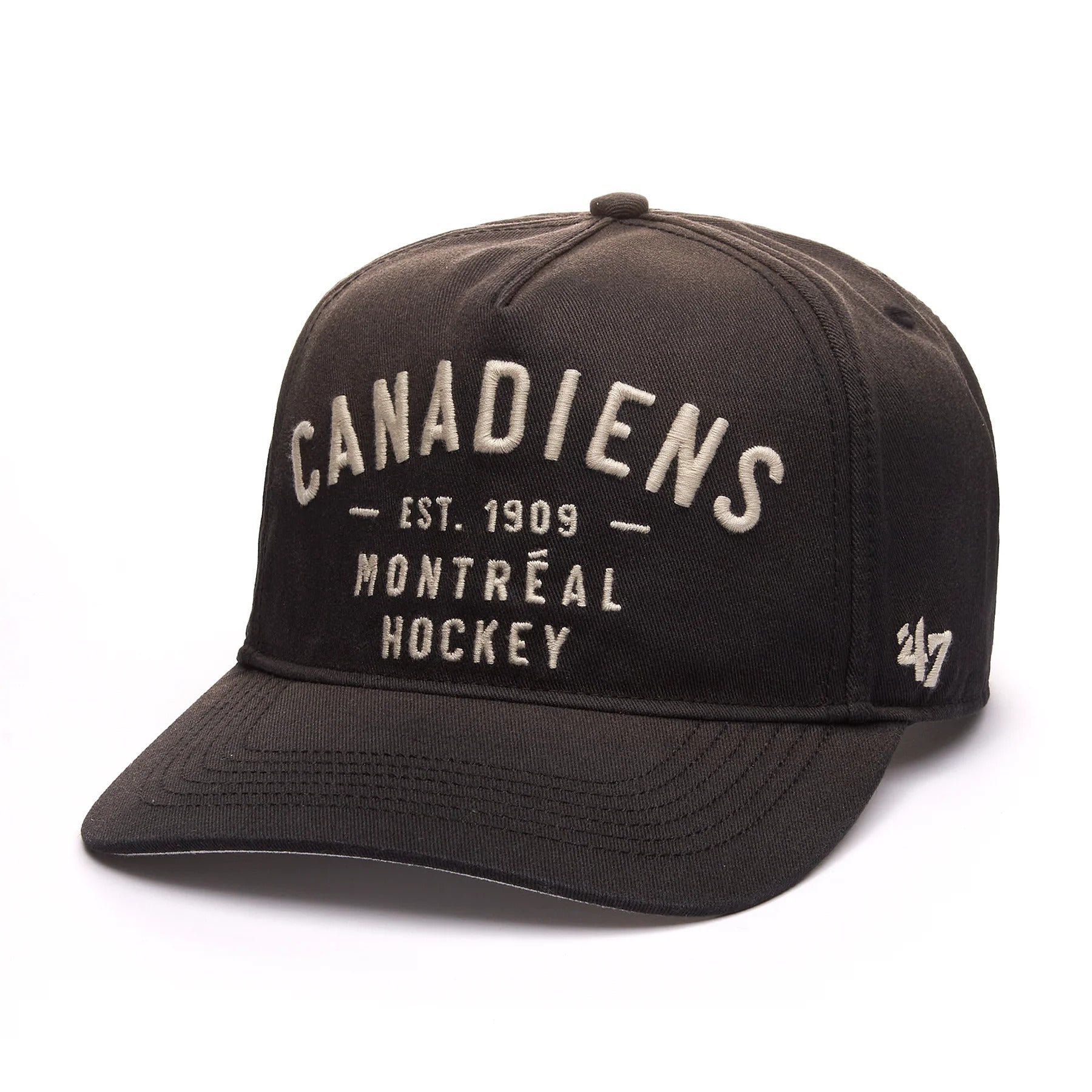 47 Brand Montreal Canadiens Dusted Hitch Snapback Hat - Black - Leaside Hockey Shop Inc.