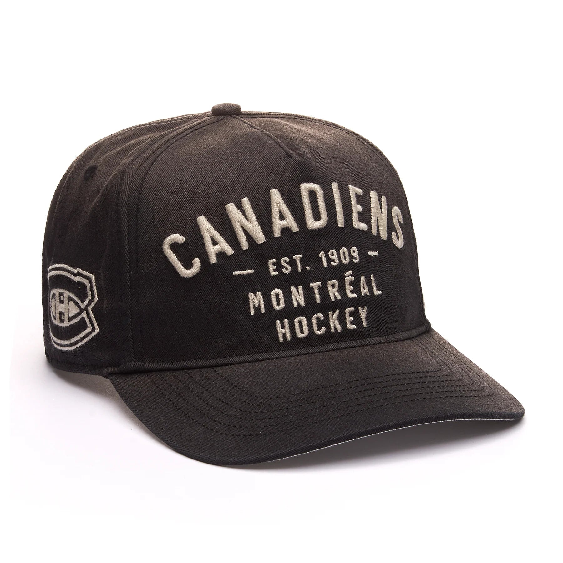 47 Brand Montreal Canadiens Dusted Hitch Snapback Hat - Black - Leaside Hockey Shop Inc.