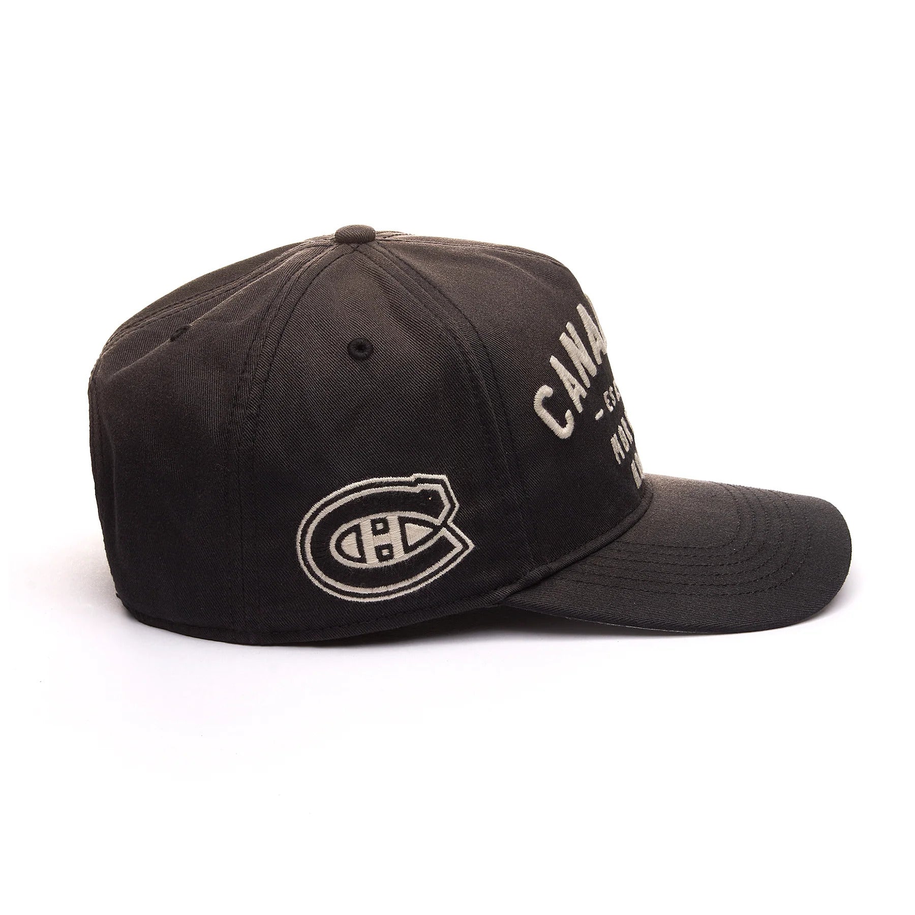 47 Brand Montreal Canadiens Dusted Hitch Snapback Hat - Black - Leaside Hockey Shop Inc.