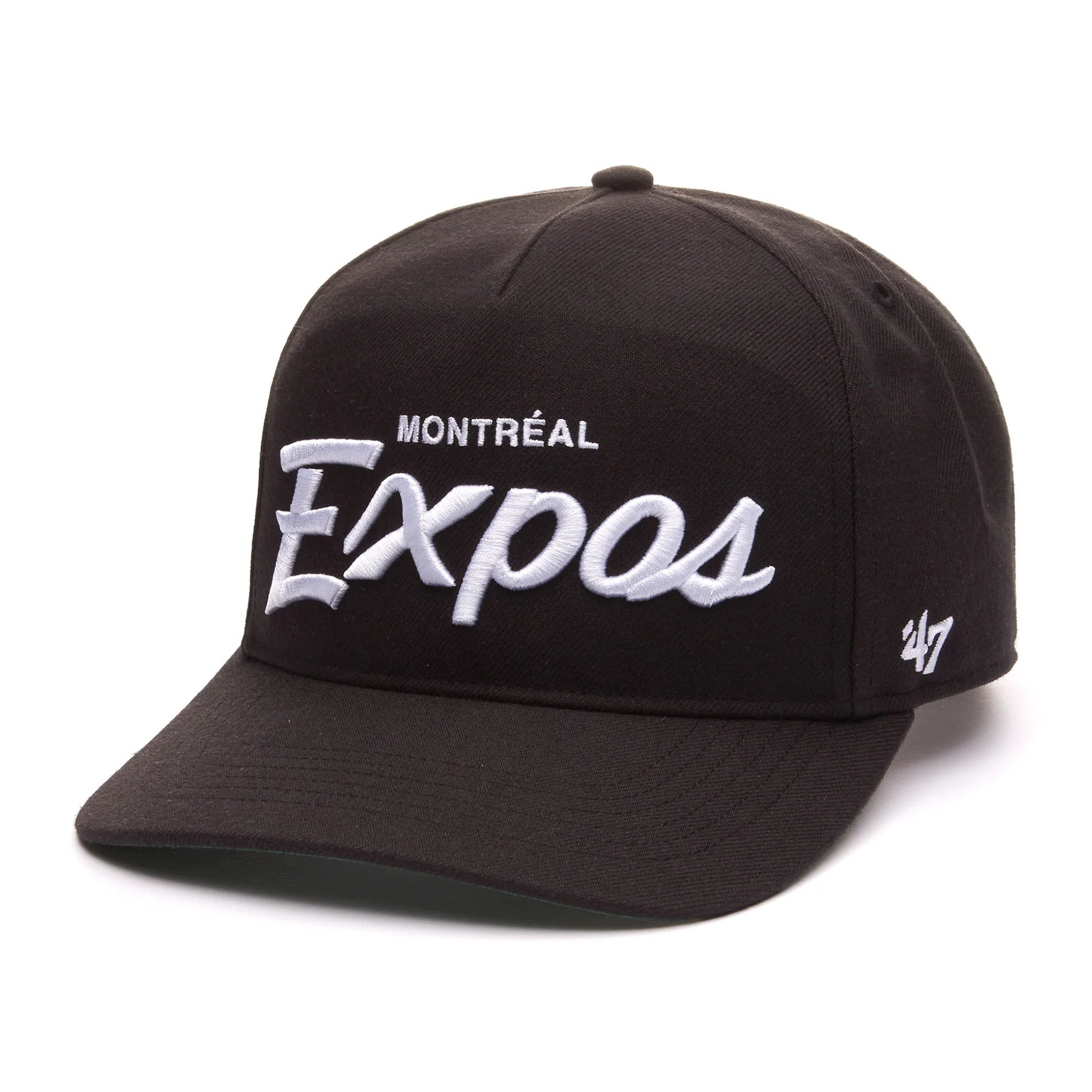 47 Brand Montreal Expos Attitude Hitch Snapback Hat - Black - Leaside Hockey Shop Inc.