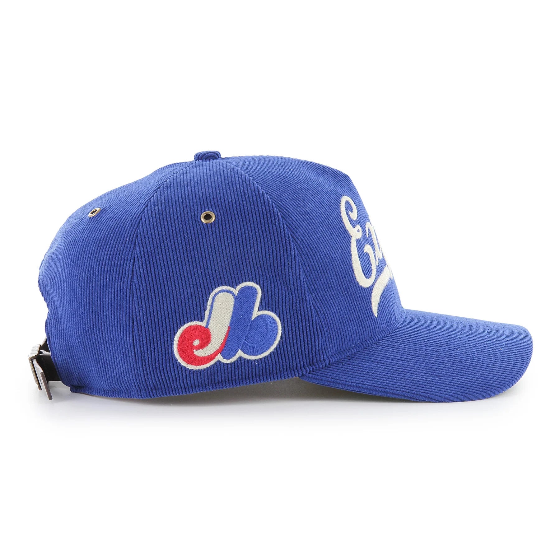 47 Brand Montreal Expos Golden Age Cord Strap Back Hitch Hat - Blue