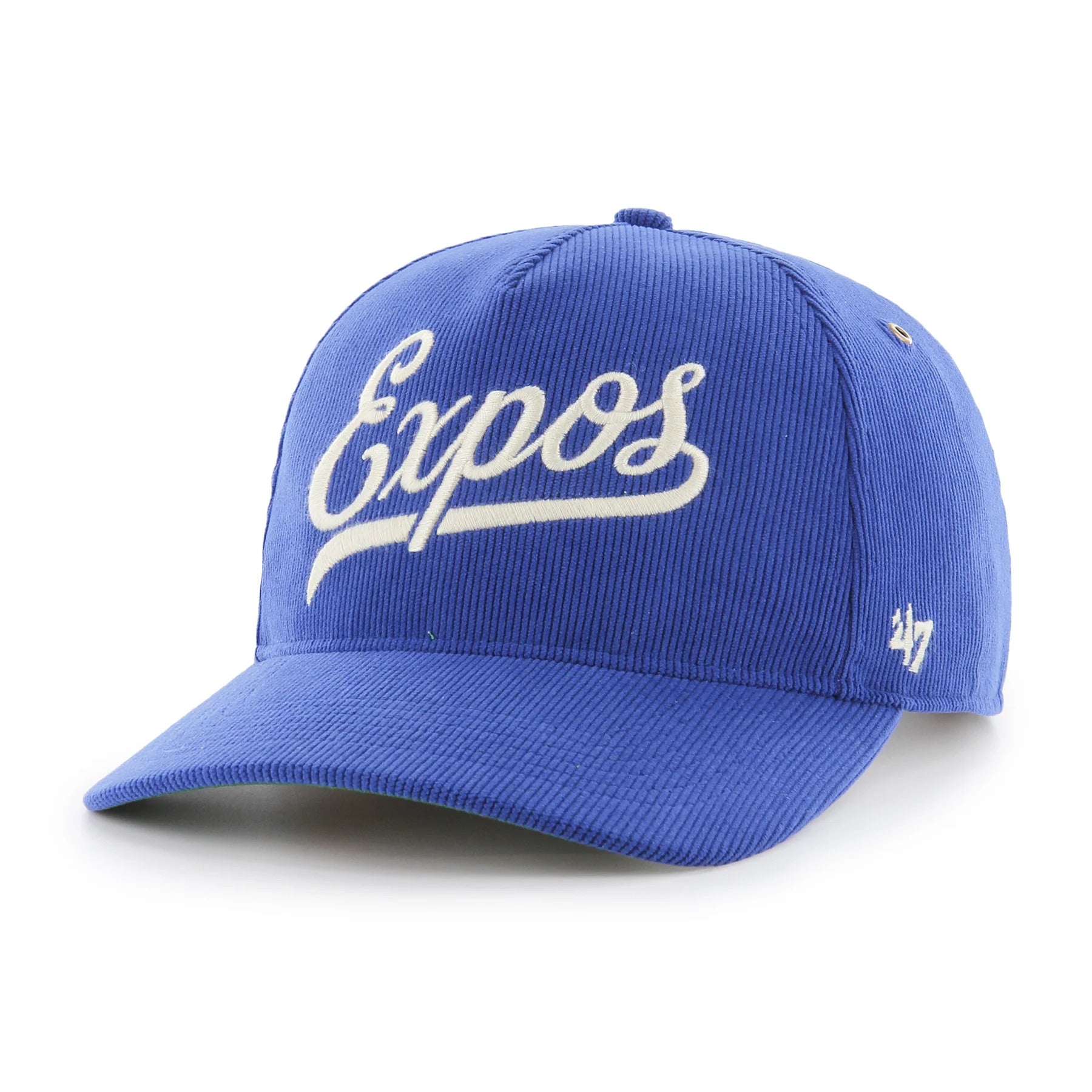 47 Brand Montreal Expos Golden Age Cord Strap Back Hitch Hat - Blue