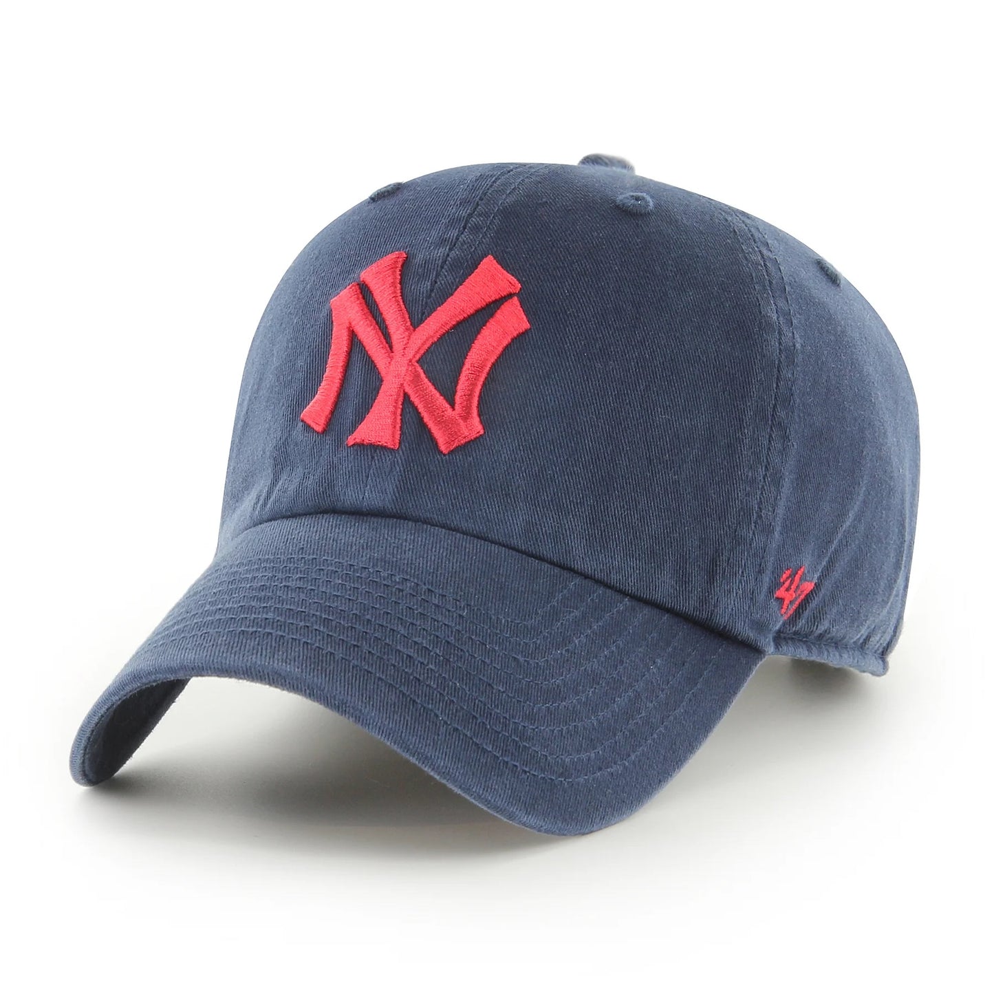 47 Brand New York Yankees Cooperstown Clean Up Hat - Dark Navy/Red - Leaside Hockey Shop Inc.