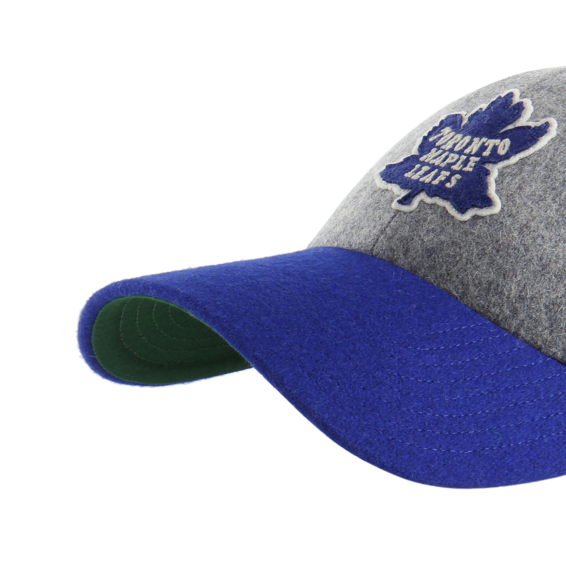 47 Brand Toronto Maple Leafs Golden Age TT Wool Clean Up Hat - Grey/Blue