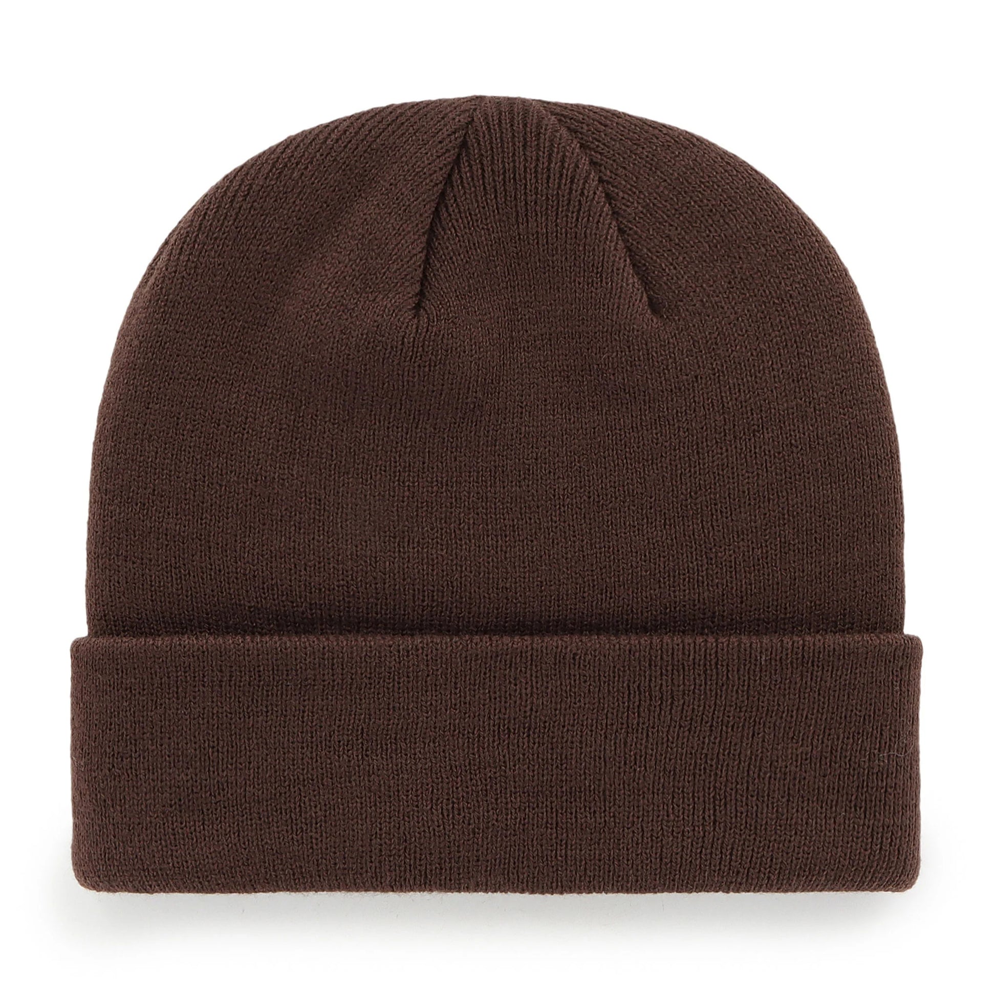 47 Brand Vancouver Canucks Dark Chocolate Raised Cuffed Knit Hat - Brown
