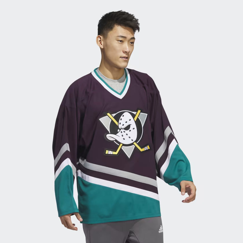 Adidas Authentic Anaheim Ducks '93 Mens Team Classics Jersey - Leaside Hockey Shop Inc.