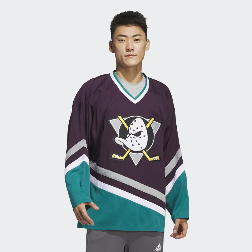 Adidas Authentic Anaheim Ducks '93 Mens Team Classics Jersey - Leaside Hockey Shop Inc.