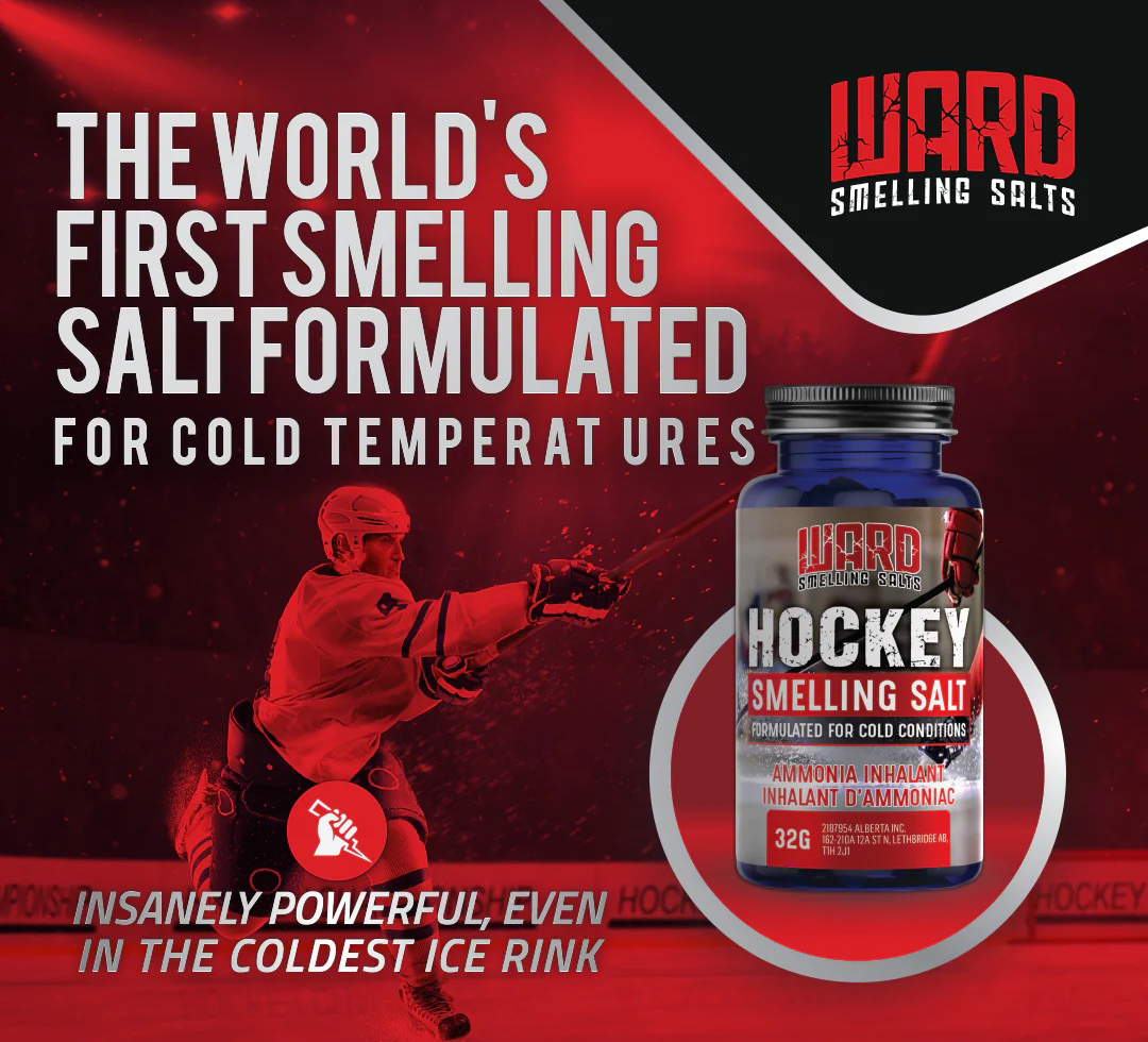 Ward Hockey Smelling Salts - Formulated for Cold Conditions - 32 Gram Bottle - Leaside Hockey Shop Inc.