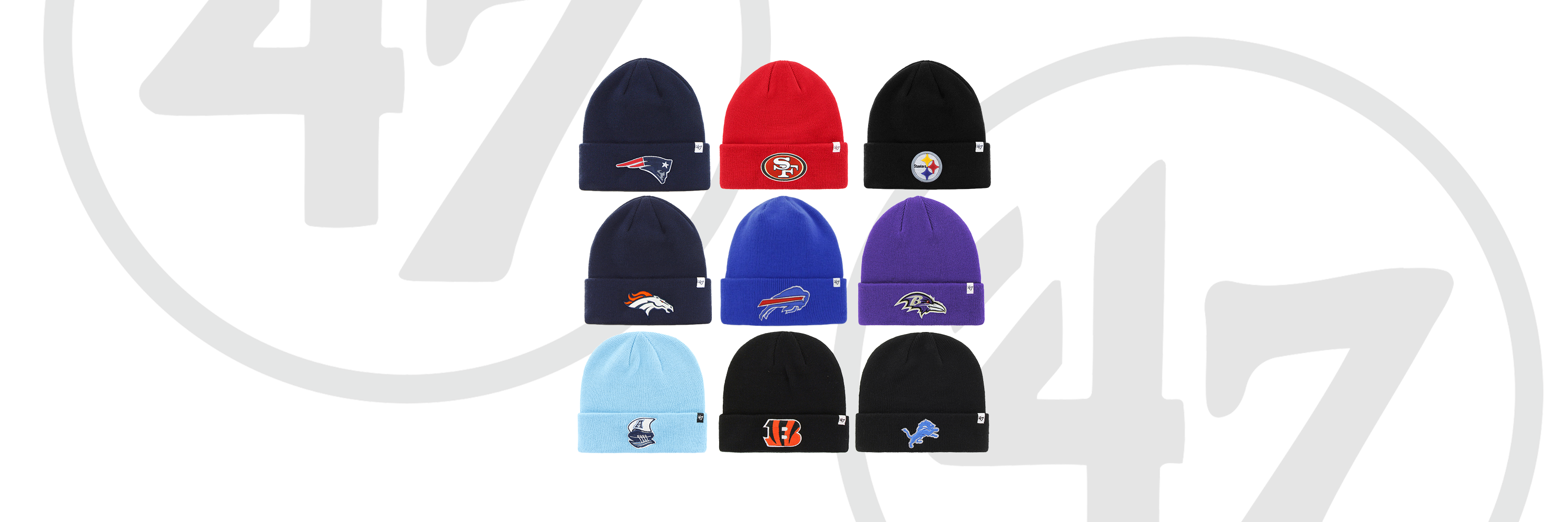 47 Brand Raised Cuff Knit Toques