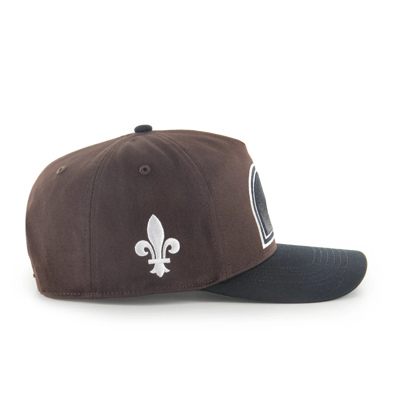 47 Brand Quebec Nordiques Sure Shot Hitch Snapback Hat - Dark Chocolate