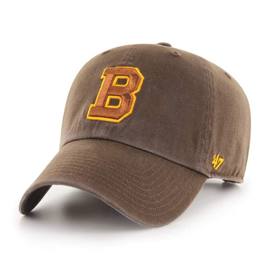 47 Brand Boston Bruins Vintage Clean Up Hat - Leaside Hockey Shop Inc.