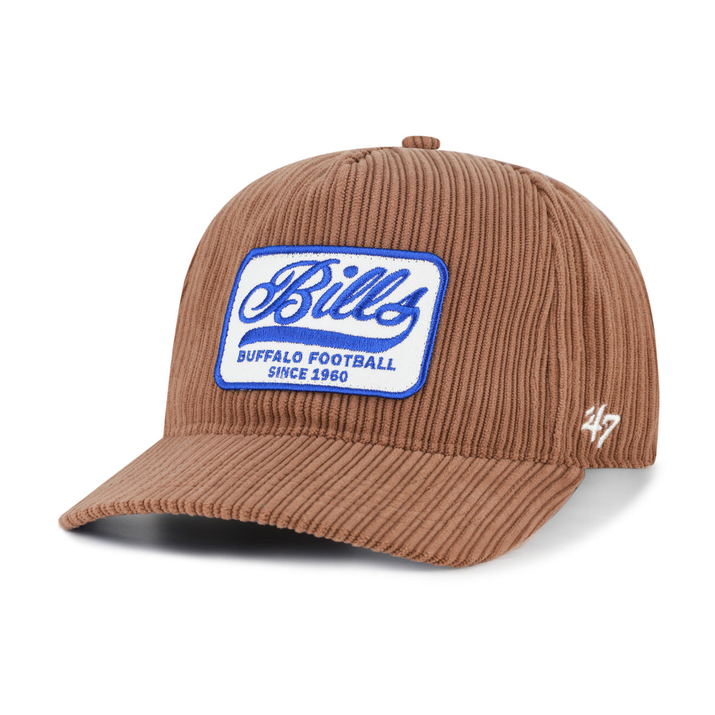 47 Brand Buffalo Bills Corduroy Patch Hitch Snapback Hat - Brown