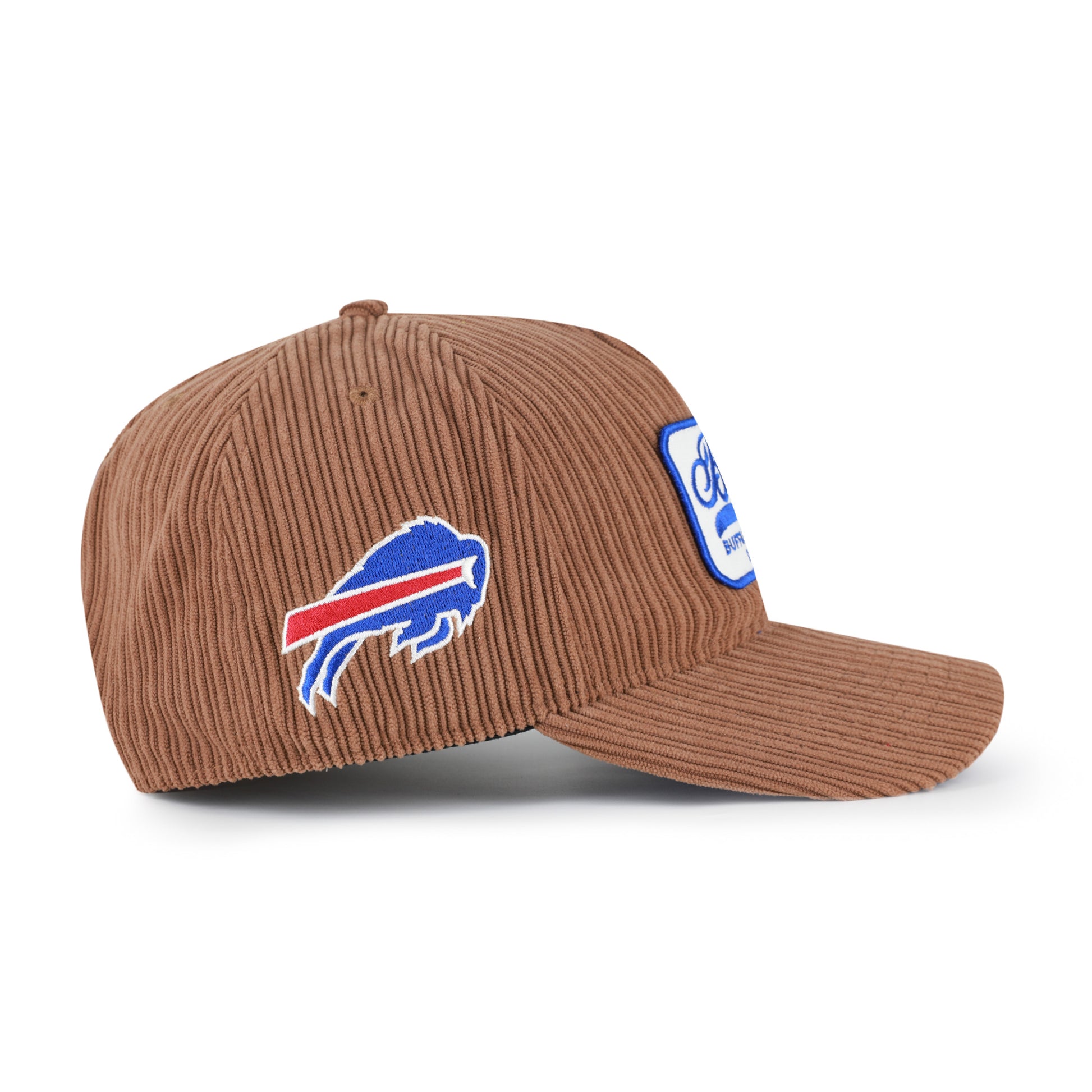 47 Brand Buffalo Bills Corduroy Patch Hitch Snapback Hat - Brown