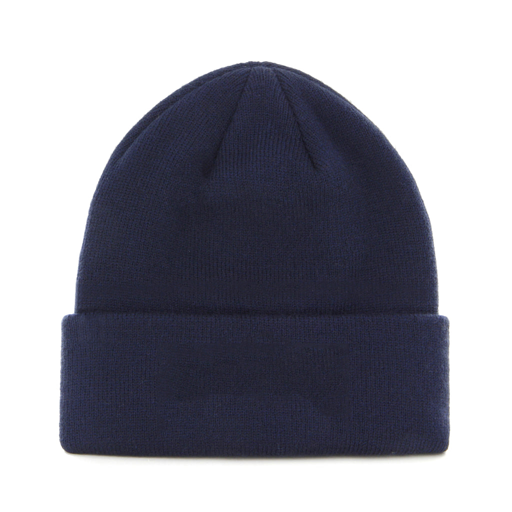 47 Brand Denver Broncos Knit Raised Cuff Toque Beanie Hat - Navy Blue