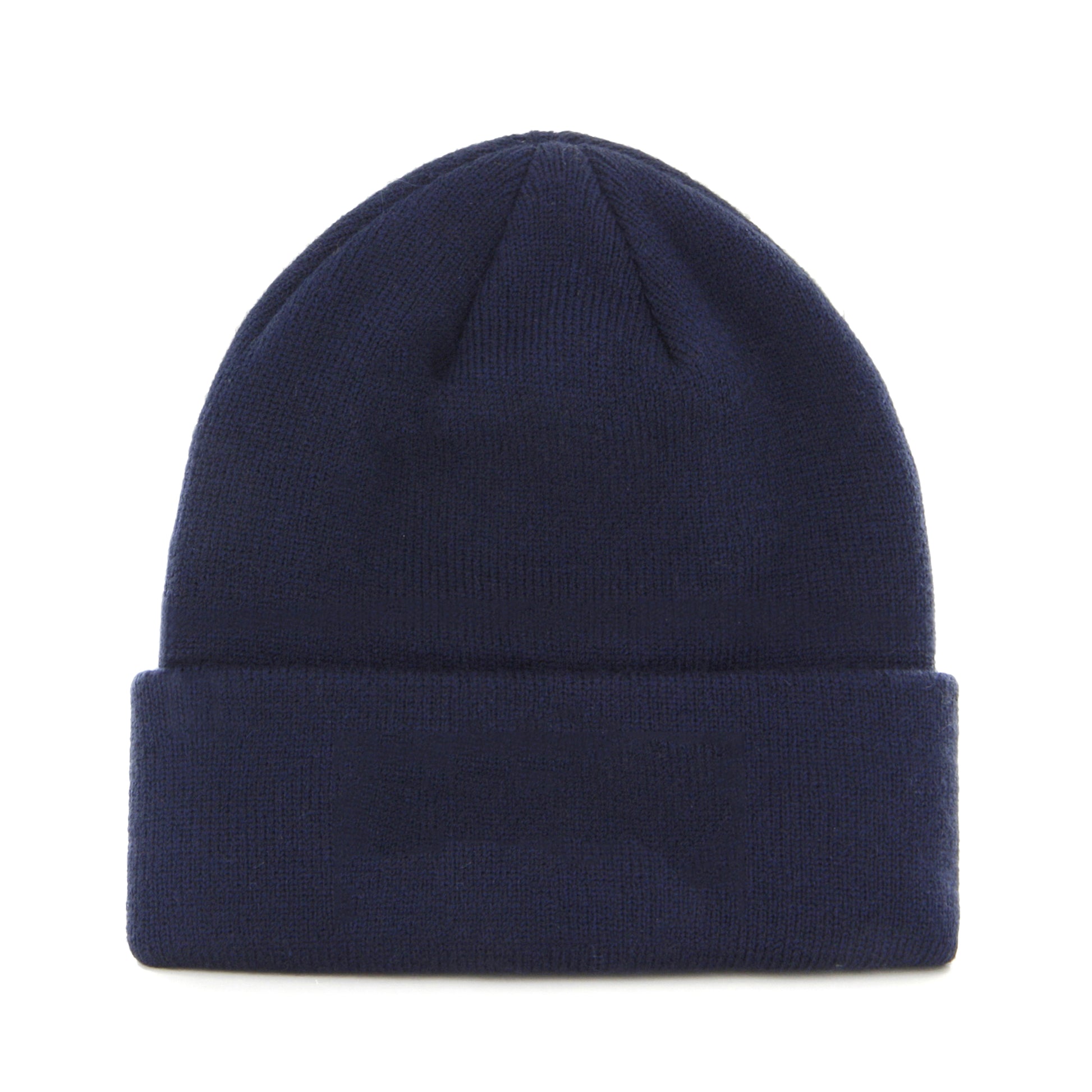 47 Brand Denver Broncos Knit Raised Cuff Toque Beanie Hat - Navy Blue