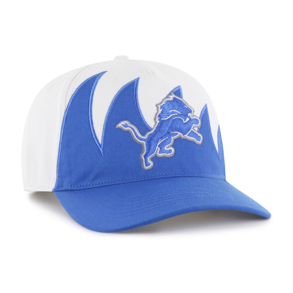 47 Brand Detroit Lions Jagged Hitch Snapback Hat - White/Blue