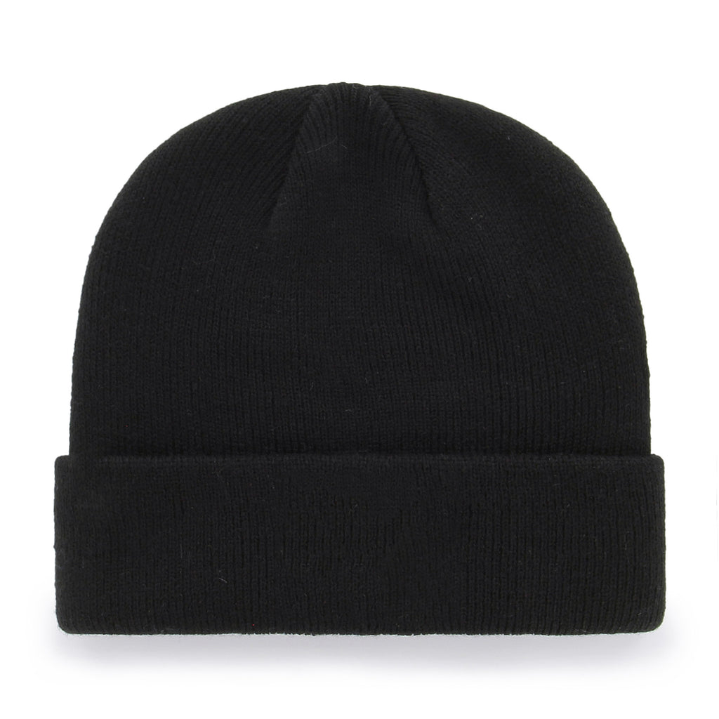 47 Brand Detroit Lions Knit Raised Cuff Toque Beanie Hat - Black