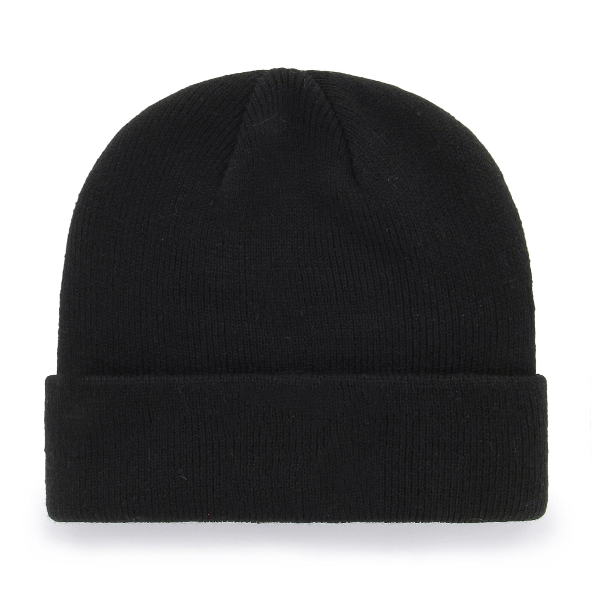 47 Brand Detroit Lions Knit Raised Cuff Toque Beanie Hat - Black