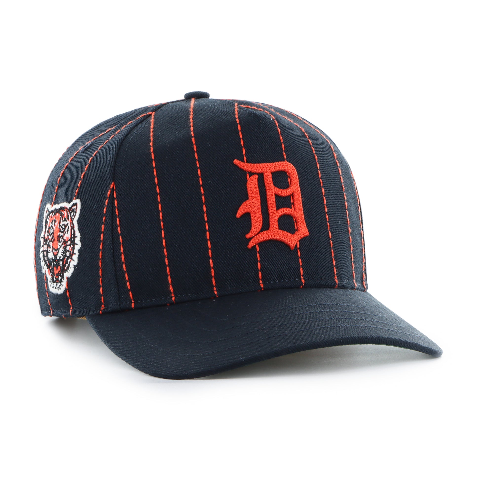 47 Brand Detroit Tigers Rawlings Pinstripe Hitch Hat - Midnight Blue - Leaside Hockey Shop Inc.