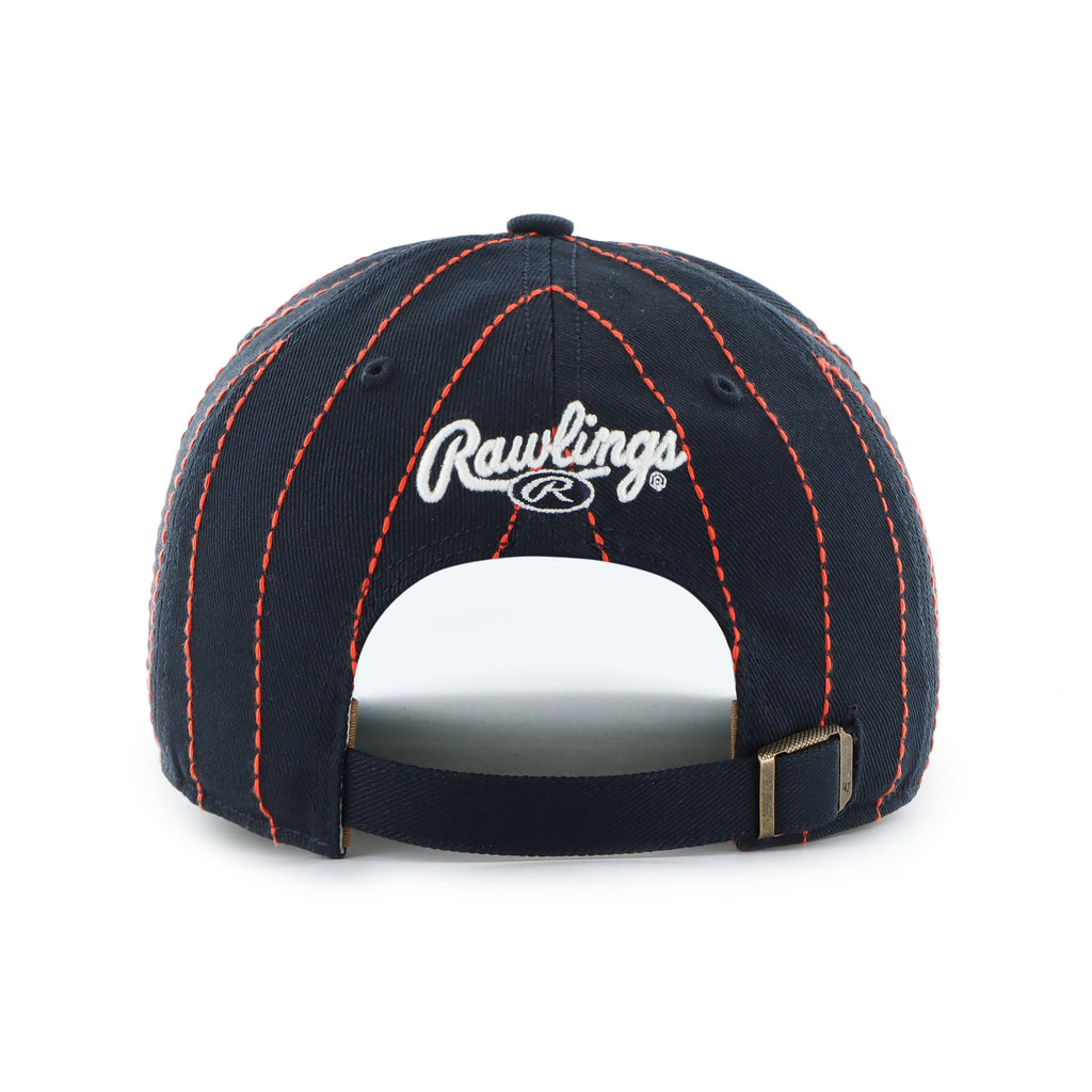 47 Brand Detroit Tigers Rawlings Pinstripe Hitch Hat - Midnight Blue - Leaside Hockey Shop Inc.