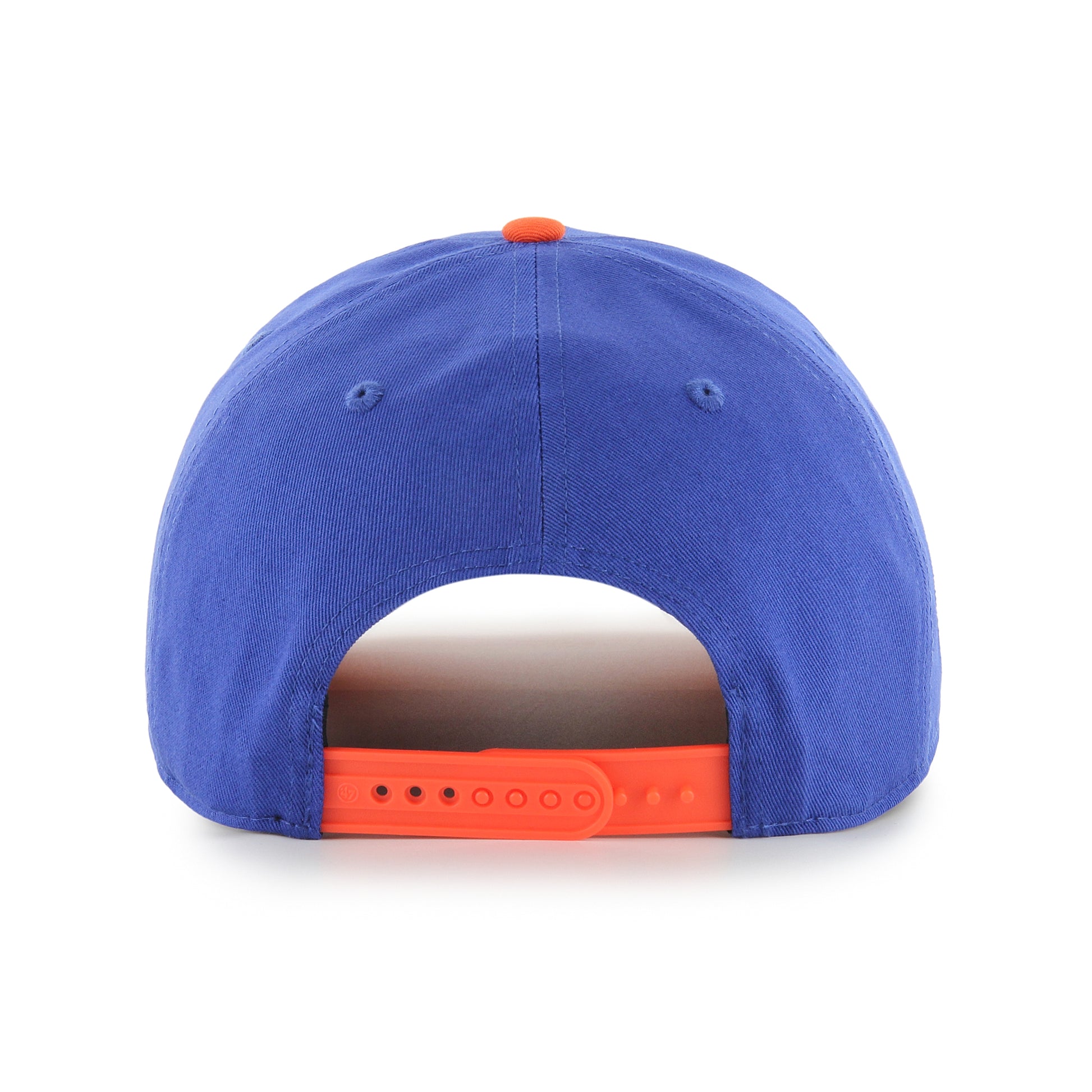 47 Brand Edmonton Oilers Heritage Arch Hitch Snapback Hat - Blue/Orange