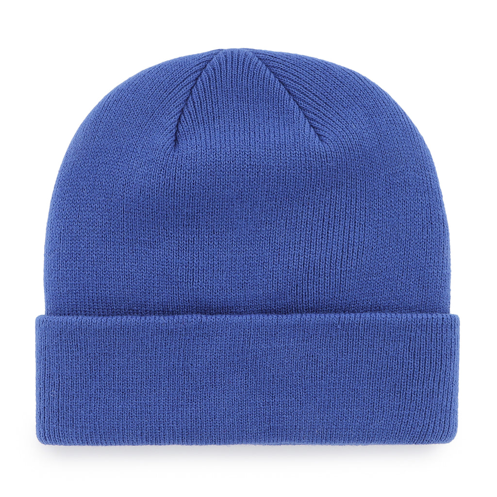 47 Brand Edmonton Oilers Knit Raised Cuff Toque Beanie Hat - Blue - Leaside Hockey Shop Inc.