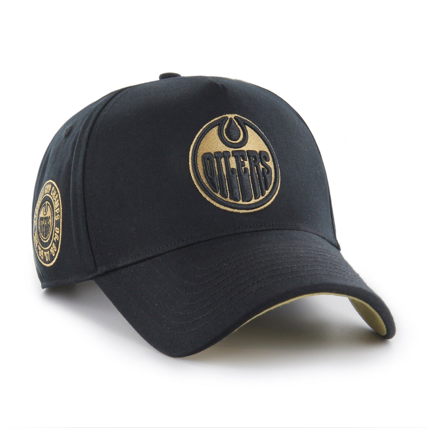 47 Brand Edmonton Oilers Retro Snapback Hat - NHL Deluxe Sure Shot MVP DT - Leaside Hockey Shop Inc.