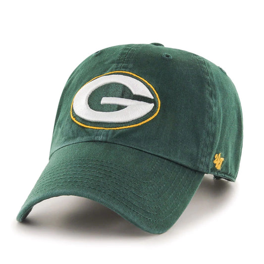 47 Brand Green Bay Packers Clean Up Hat - Leaside Hockey Shop Inc.