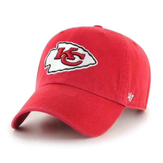 47 Brand Kansas City Chiefs Clean Up Hat - Leaside Hockey Shop Inc.