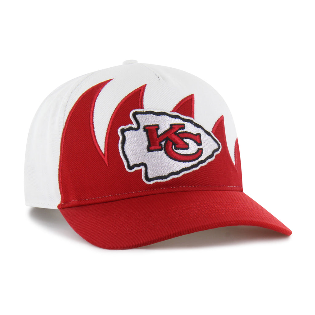 47 Brand Kansas City Chiefs Jagged Hitch Snapback Hat - White/Red