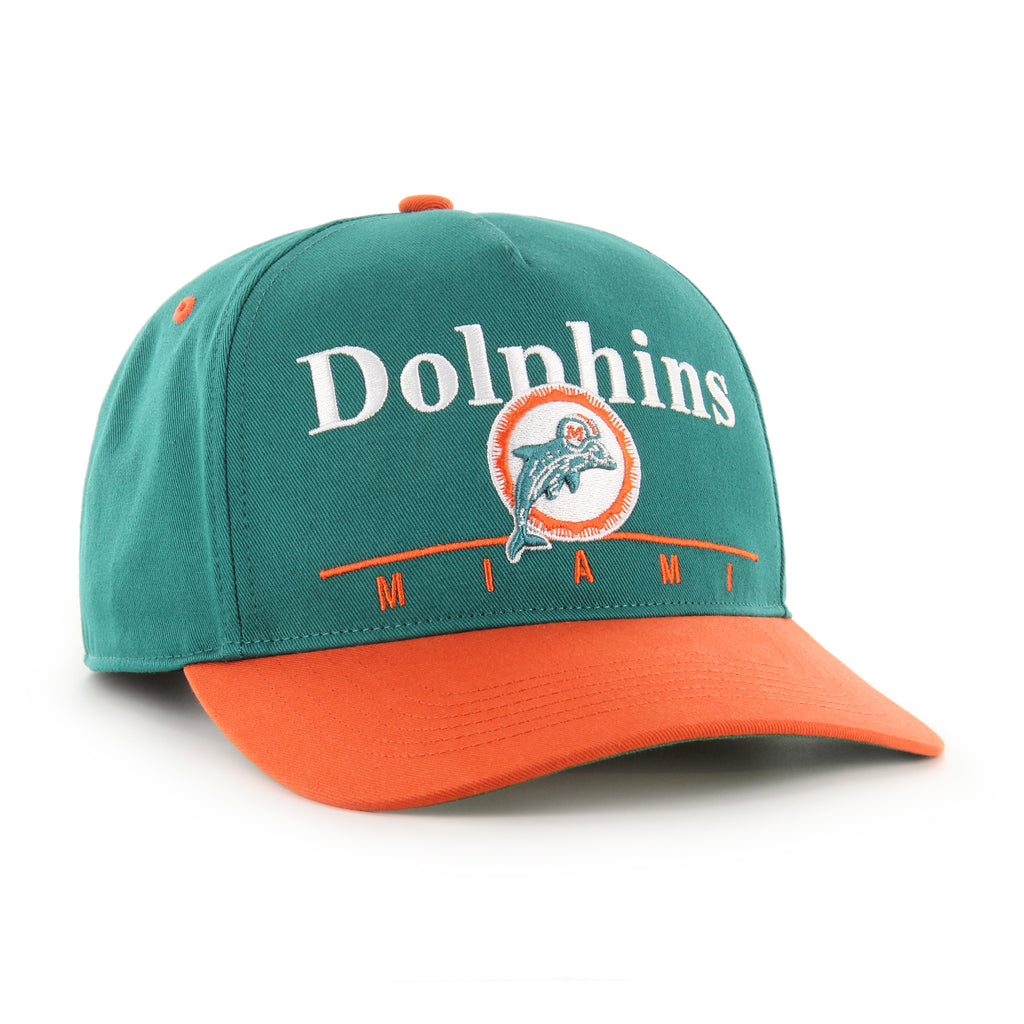 47 Brand Miami Dolphins Super Hitch Snapback Hat - Teal/Orange