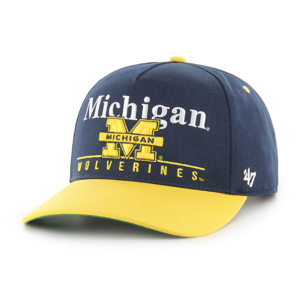 47 Brand Michigan Wolverines Super Hitch Snapback Hat -  Navy Blue - Leaside Hockey Shop Inc.