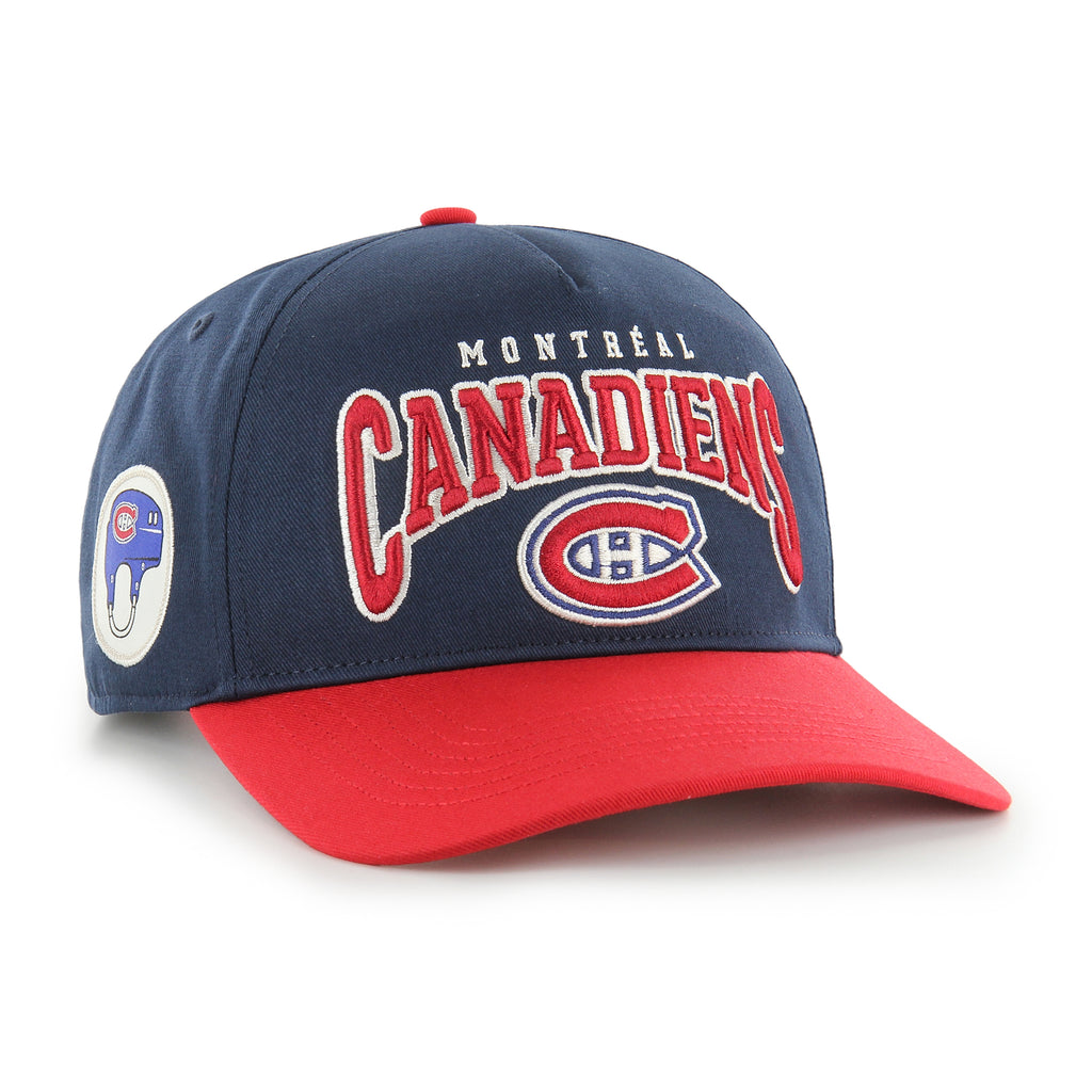 47 Brand Montreal Canadiens Heritage Arch Hitch Snapback Hat - Navy Blue/Red