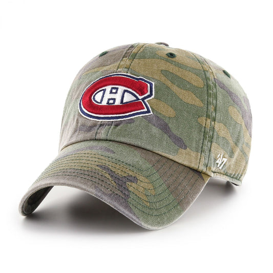 47 Brand Montreal Canadiens Retro Clean Up Camo Hat - Leaside Hockey Shop Inc.