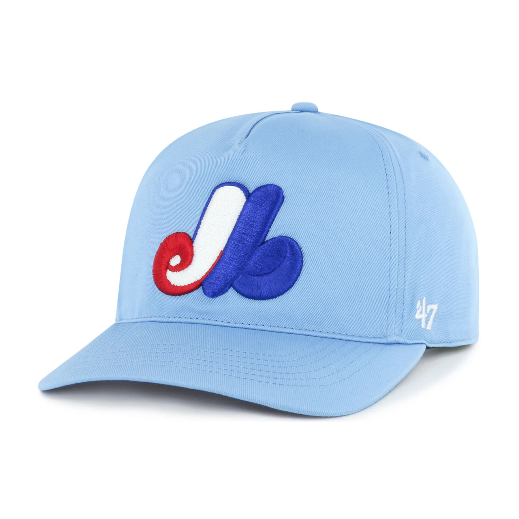 47 Brand Montreal Expos Cooperstown Hitch Snapback Hat - Light Blue - Leaside Hockey Shop Inc.
