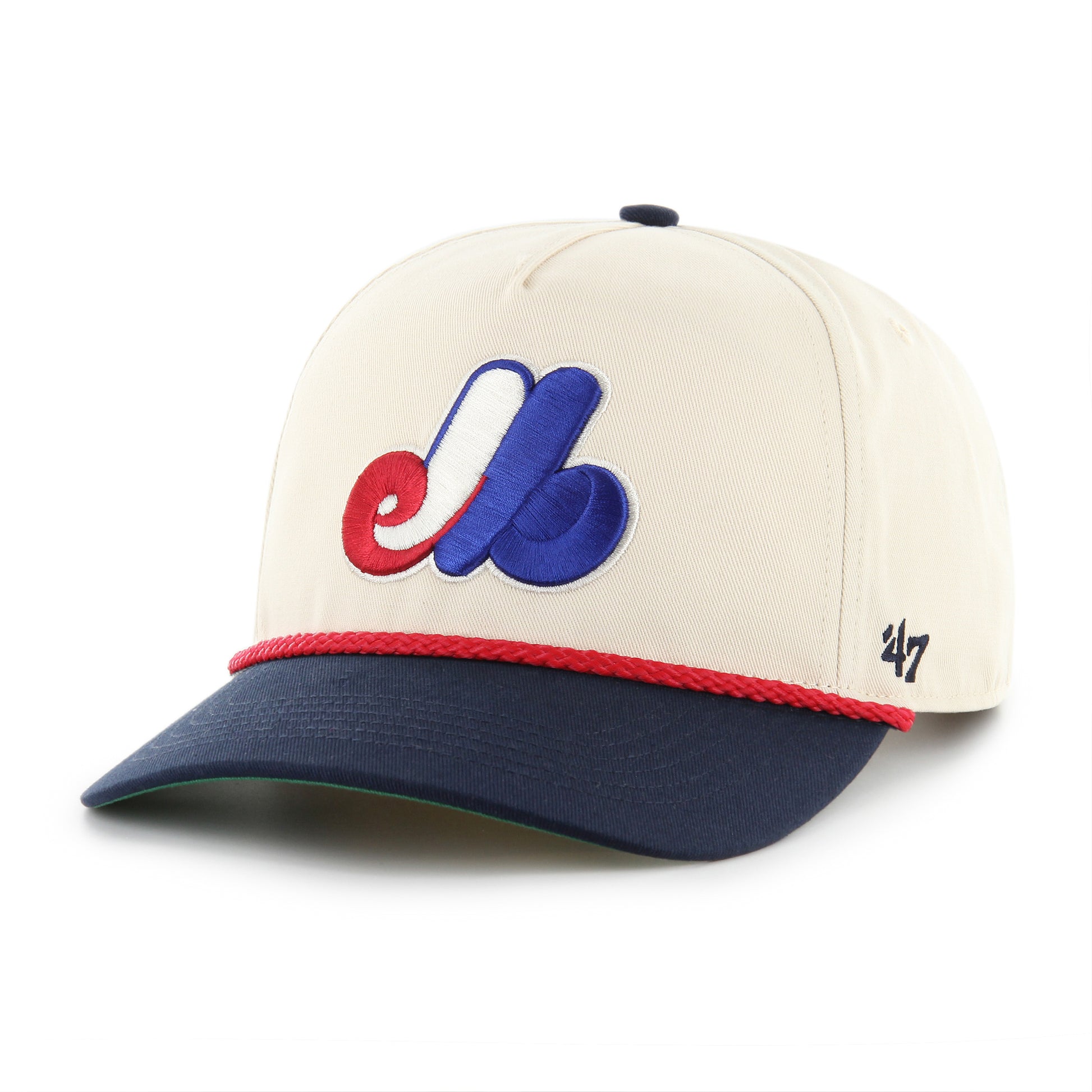 47 Brand Montreal Expos Natural Rope Hitch Snapback Hat - Natural/ Navy