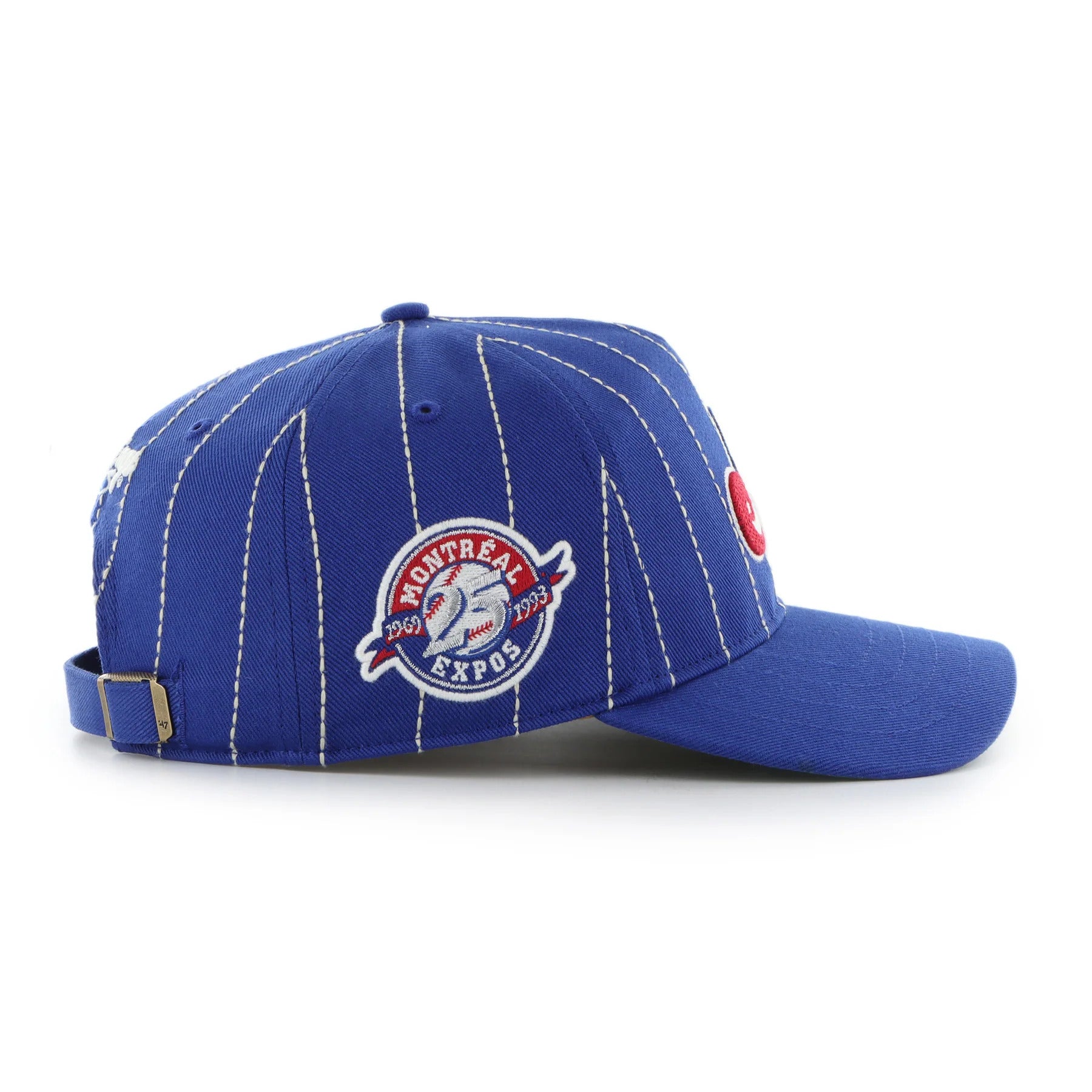 47 Brand Montreal Expos Rawlings Pinstripe Hitch Hat - Blue
