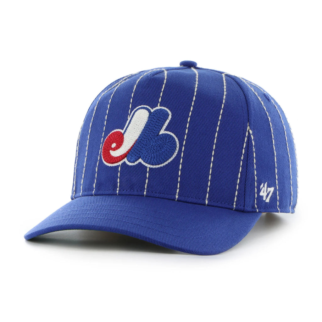 47 Brand Montreal Expos Rawlings Pinstripe Hitch Hat - Blue - Leaside Hockey Shop Inc.