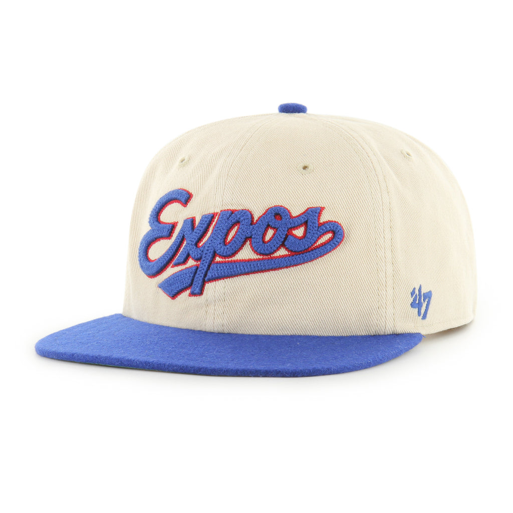 47 Brand Montreal Expos Retro Fieldstone Captain Snapback Hat