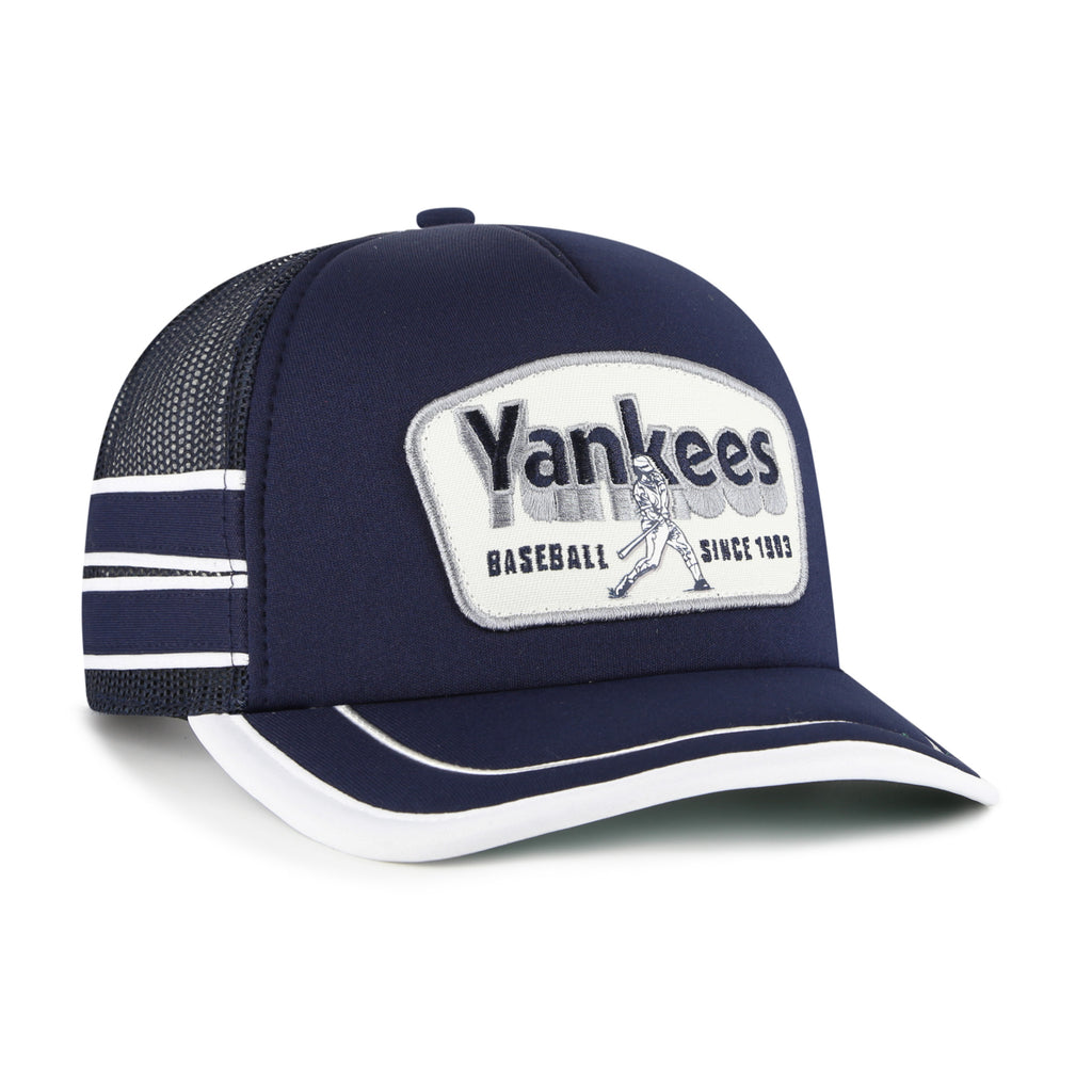 47 Brand New York Yankees Golden Age Foam Hitch Snapback Hat - Navy Blue - Leaside Hockey Shop Inc.