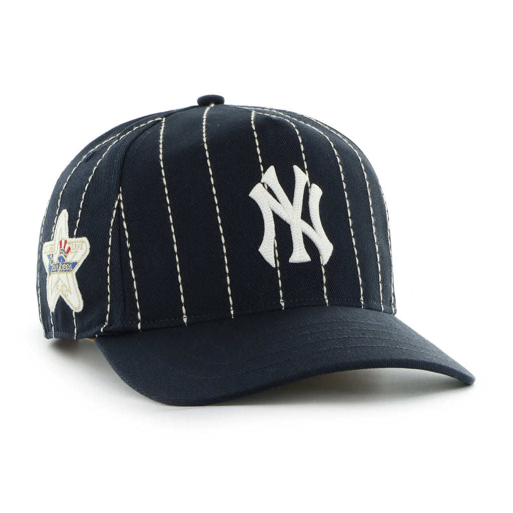 47 Brand New York Yankees Rawlings Pinstripe Hitch Hat - Navy Blue