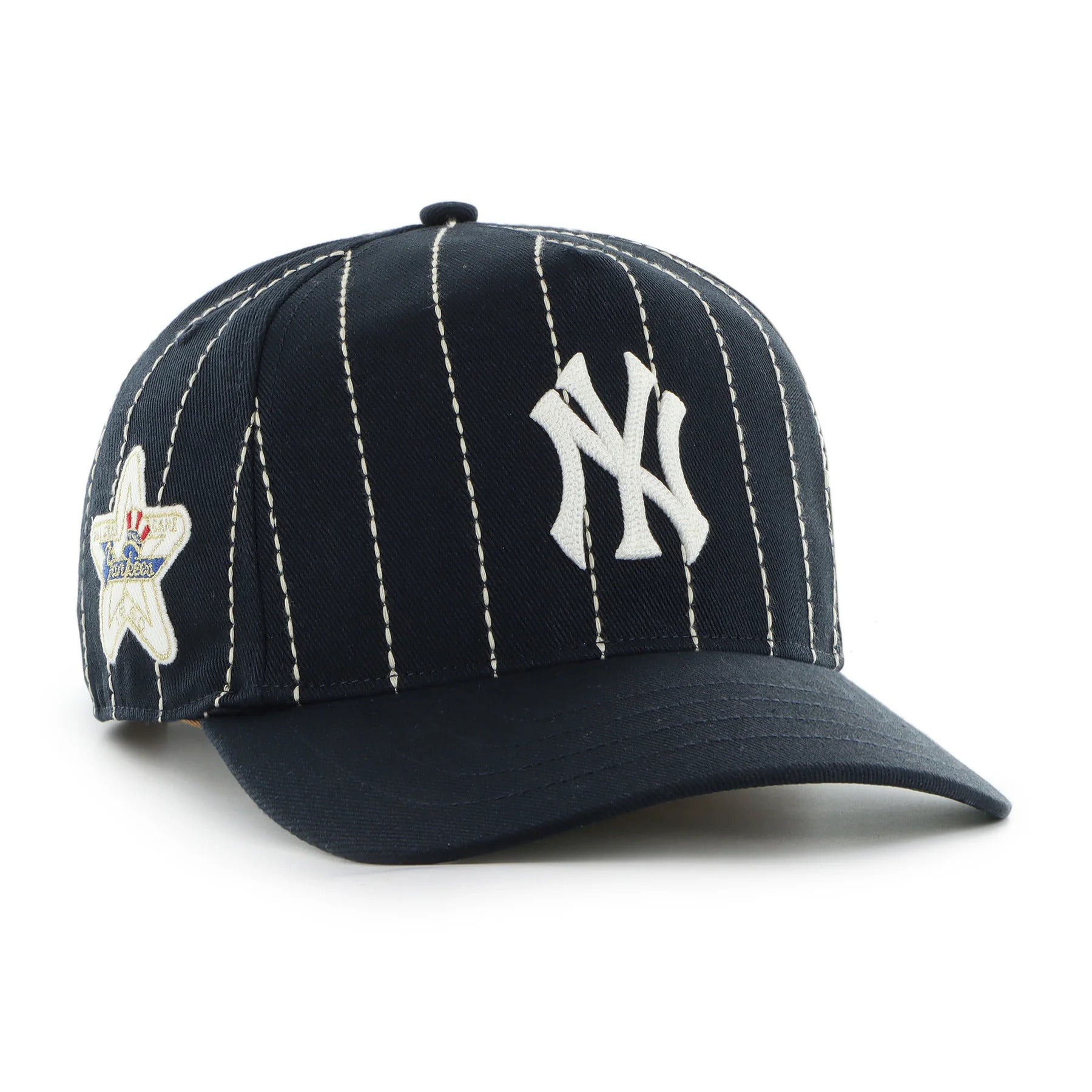 47 Brand New York Yankees Rawlings Pinstripe Hitch Hat - Navy Blue