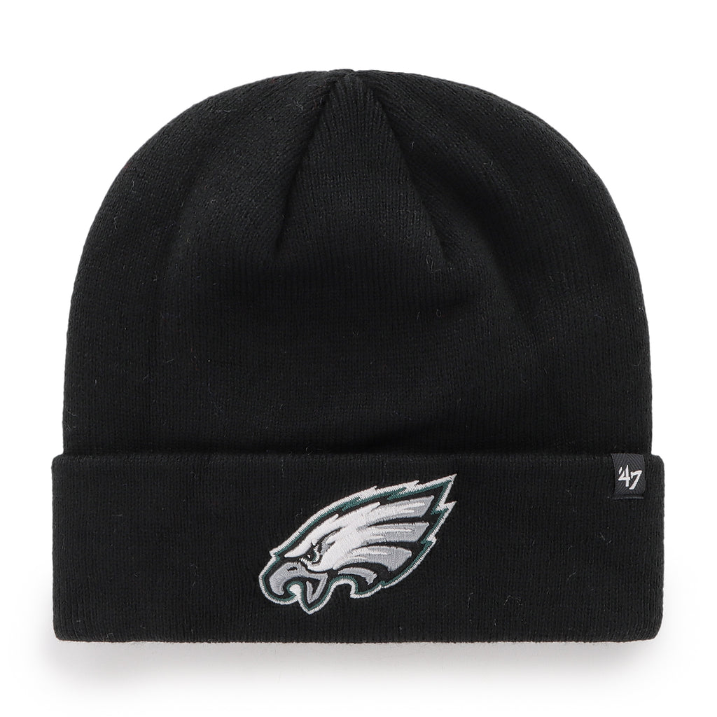 47 Brand Philadelphia Eagles Raised Cuff Toque - Black