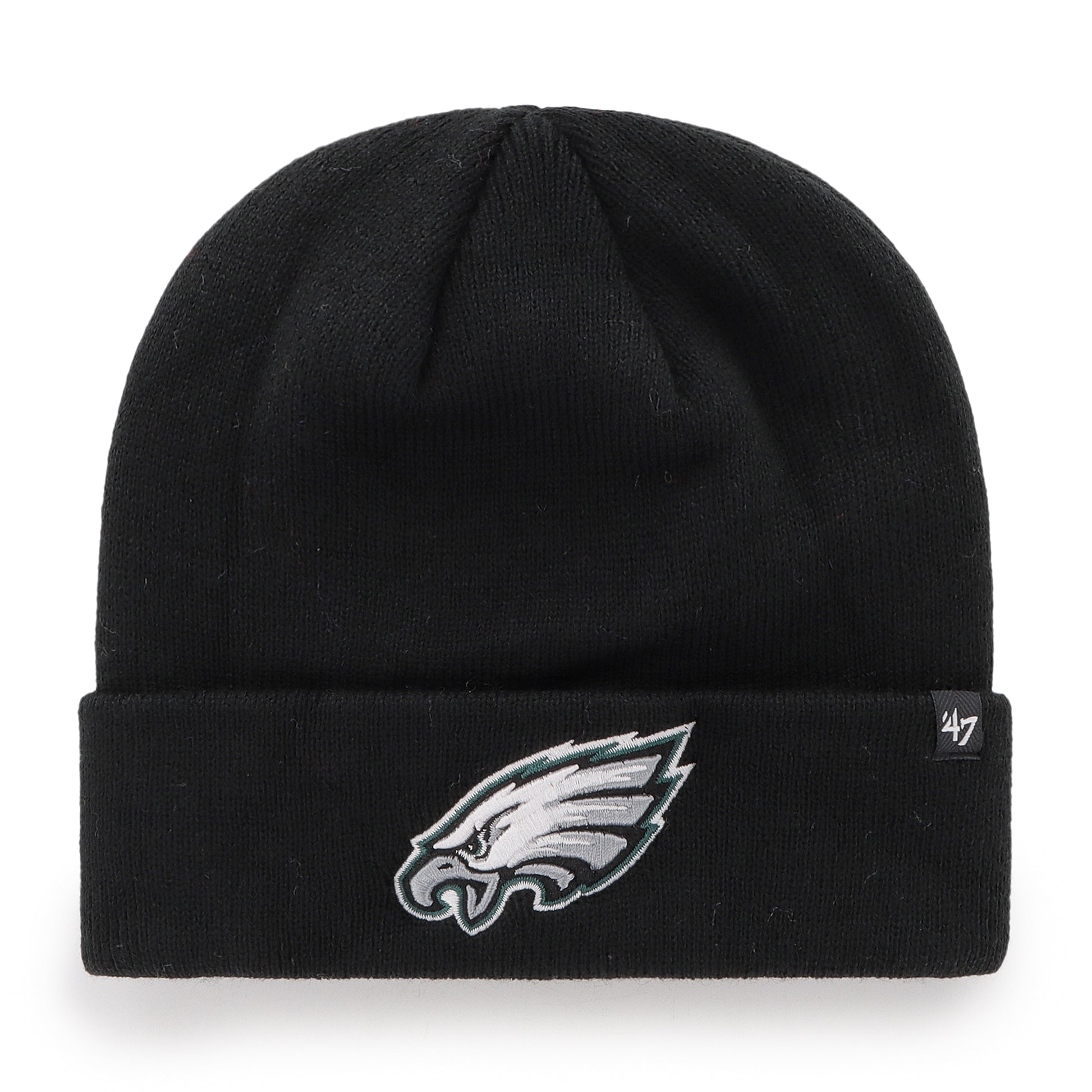 47 Brand Philadelphia Eagles Raised Cuff Toque - Black