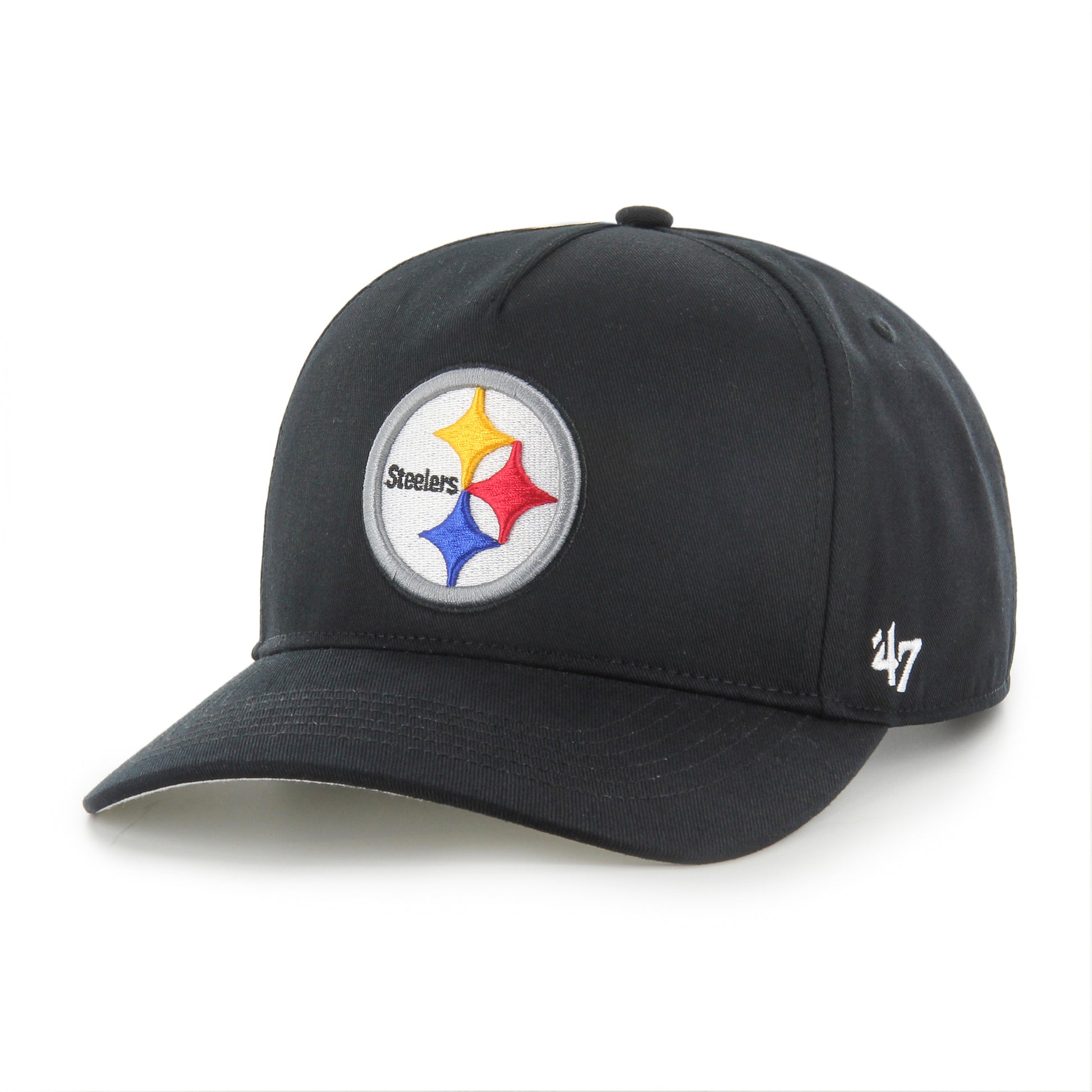 47 Brand Pittsburgh Steelers RF Hitch Snapback Hat - Black