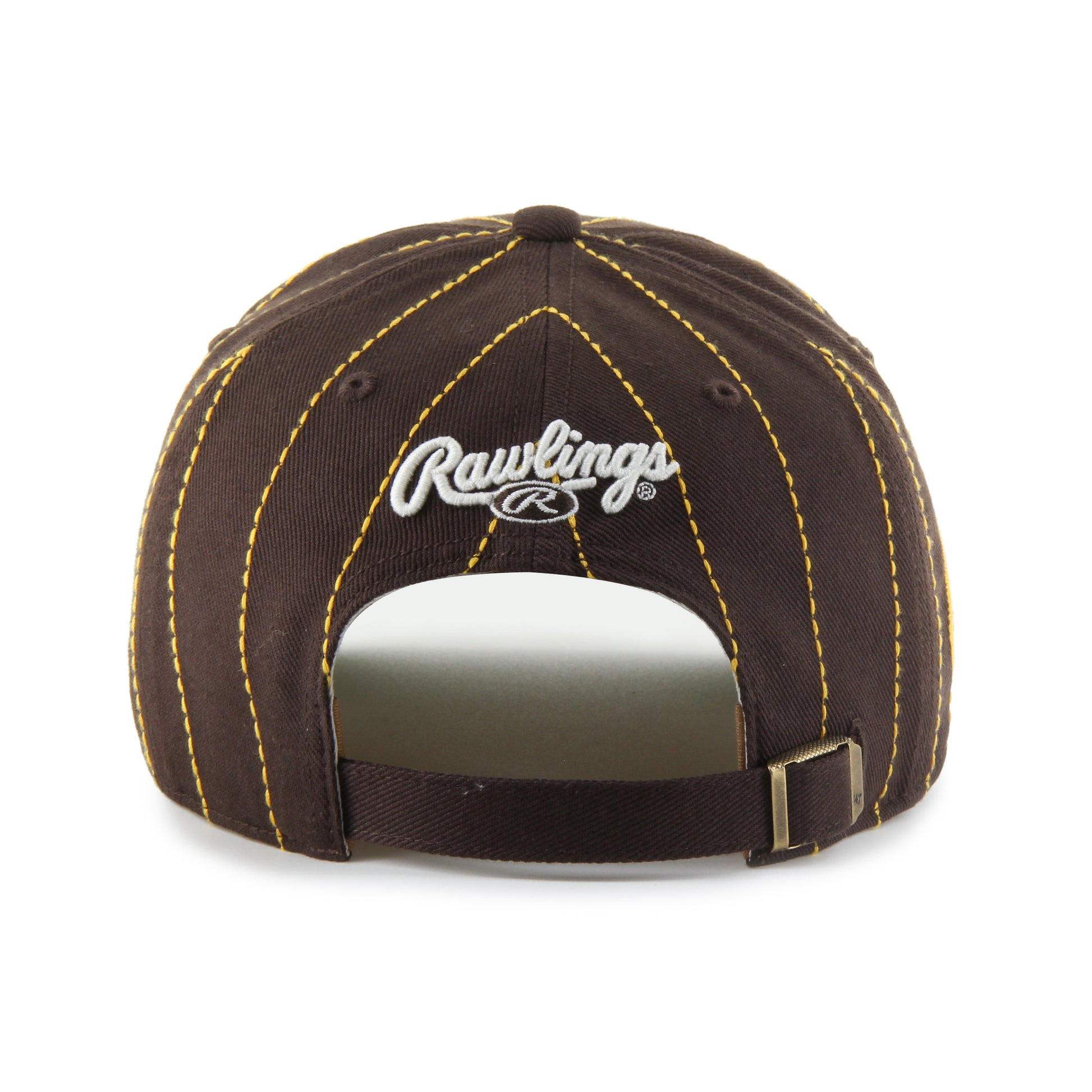 47 Brand San Diego Padres Rawlings Pinstripe Hitch Hat - Brown - Leaside Hockey Shop Inc.