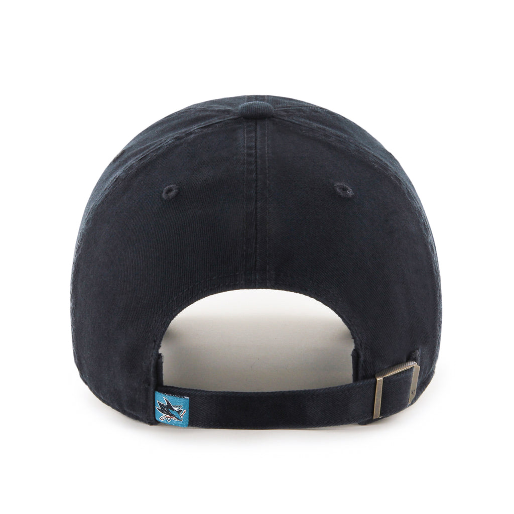 47 Brand San Jose Sharks Clean Up Hat - Black - Leaside Hockey Shop Inc.