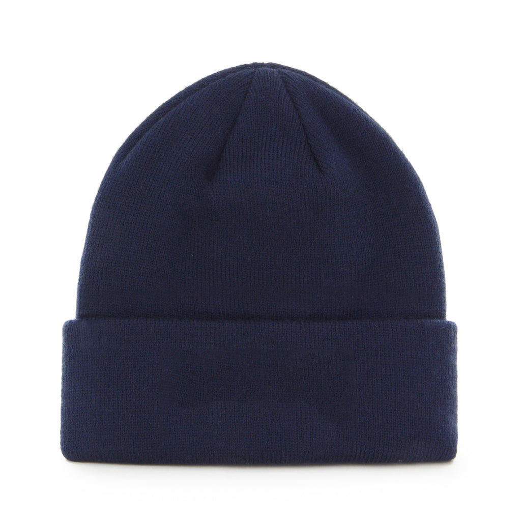 47 Brand Seattle Seahawks Knit Raised Cuff Toque Beanie Hat - Navy Blue