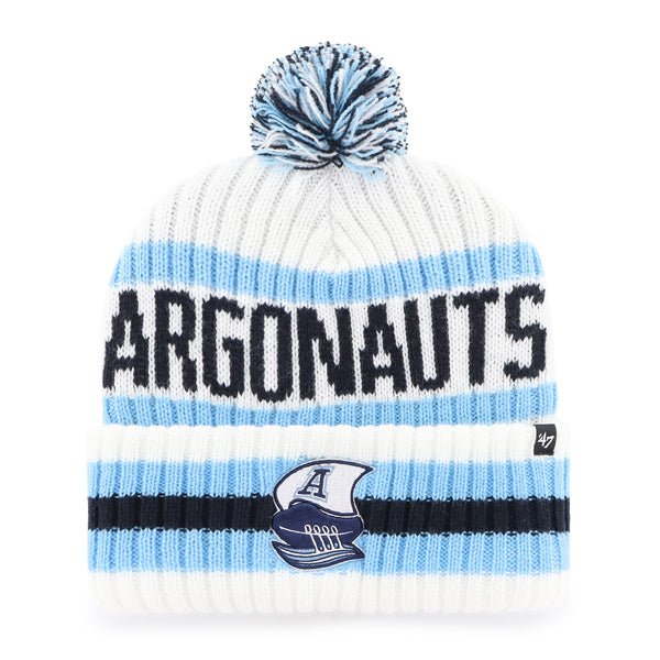 47 Brand Toronto Argonauts Knit Bering Toque Beanie Hat - Blue/White