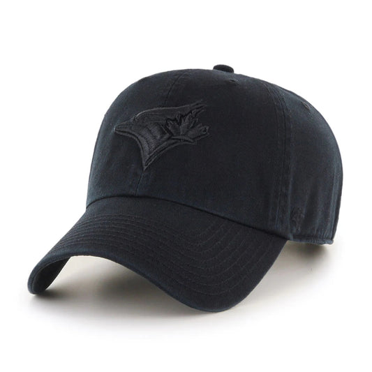 47 Brand Toronto Blue Jays Clean Up Hat - Black/Black - Leaside Hockey Shop Inc.